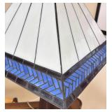 P - Tiffany-Style Stained Glass Table Lamp