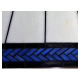 P - Tiffany-Style Stained Glass Table Lamp