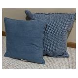 LLB - Accent Pillows - Six Blue & White