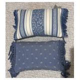 LLB - Accent Pillows - Six Blue & White
