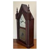 LL - Vintage Waterbury Clock Co. Gothic Steeple Clock