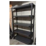 LLS - 4-Tier Black Shelving Unit