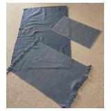 LL - Trio of Light Blue Rugs