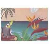 LL - White Cockatoos Print by Raul Del Rio