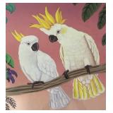 LL - White Cockatoos Print by Raul Del Rio