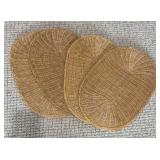 LL - Placemat Collection Assorted Styles: White Embossed Octagons, Blue Damask, Blue Braided Round and More