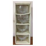 LL - Pier 1 Imports Brass Book Stand, Crackle Glass Nut Bowls and More