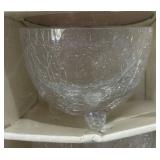 LL - Pier 1 Imports Brass Book Stand, Crackle Glass Nut Bowls and More