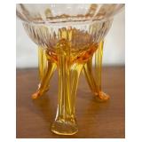 LL - Pier 1 Imports Brass Book Stand, Crackle Glass Nut Bowls and More