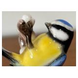 LL - Vintage Goebel Blue Titmouse Bird Figurine