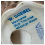 LL - Vintage Goebel Blue Titmouse Bird Figurine