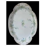 LL - Vintage Old Abbey Limoges France Serving Platter