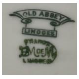 LL - Vintage Old Abbey Limoges France Serving Platter