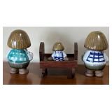 LL - Trio of Kurt Nilsson for Helsingborg Figurines