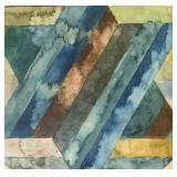 LL - Abstract Geometric Watercolor Painting