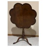 LL - Vintage Reprodux Clover-Top Tilt Table by Bevan Funnell Ltd., Newhaven