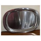 LL - T-fal Fry Pan with Glass Lid, Silver-Plated Platters, Bowls & Salt & Pepper Shakers