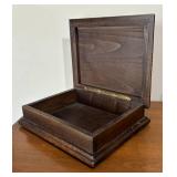 LL - Vintage Brass Bowl, Brass Cube & Dresser Box