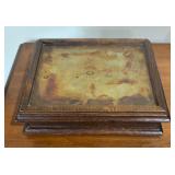 LL - Vintage Brass Bowl, Brass Cube & Dresser Box