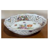 LL - Vintage Schumann Bavaria Floral Porcelain Bowl