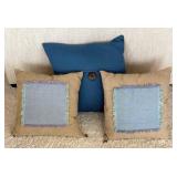 P - Trio of Decorative Accent Pillows