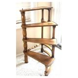 P - Vintage Wooden Multi Tier Plant Stand