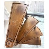 P - Vintage Wooden Multi Tier Plant Stand