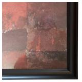 O - Red and White Domes Print by Paul Klee