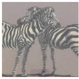 O - Zebra Print by Nancy H. Strailey