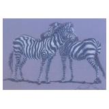 O - Zebra Print by Nancy H. Strailey