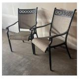 G - Pair of Charming Patio Chairs
