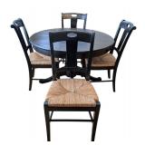 K - Crate & Barrel Round Dining Table and Chairs