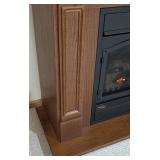 LL - Vermont Castings Electric Fireplace Mantel - Oak Finish