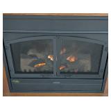 LL - Vermont Castings Electric Fireplace Mantel - Oak Finish