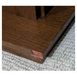 LL - Vermont Castings Electric Fireplace Mantel - Oak Finish