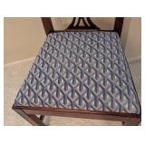 ML - Vintage Mahogany Dining Table Set with 8 Chippendale Style Chairs