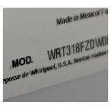 LL - Whirlpool WRT318FZDW06 Refrigerator- White