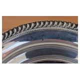 LL - Vintage Sterling Silver Bowl - Beaded Rope Edge