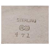 LL - Vintage Sterling Silver Bowl - Beaded Rope Edge