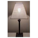 LL - Decorative Bronze Table Lamp, Square Shade