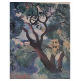 LL - Henri Manguin Paysage à Saint-Tropez, 1905 - Framed Museum Exhibit Print