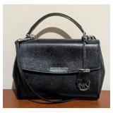 LL - Michael Kors Black Crosshatch Satchel