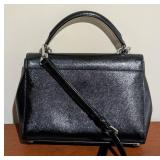 LL - Michael Kors Black Crosshatch Satchel