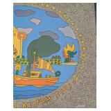 LL - Alexis Akrithakis Poster - Galerie Mikro Keitum Sylt Framed