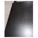 LL - Riverside Black Wood Coffee Table with 2 Drawers
