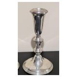 LL - Pair of Vintage Sterling Silver Weighted Candle Holders