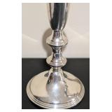 LL - Pair of Vintage Sterling Silver Weighted Candle Holders