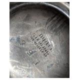 LL - Pair of Vintage Sterling Silver Weighted Candle Holders