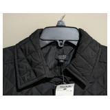 LL - Jones New York Signature Quilted Jacket - Black, Size Small