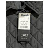 LL - Jones New York Signature Quilted Jacket - Black, Size Small